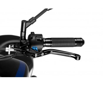 FOLDABLE CLUTCH LEVER 3.0. LEVER BLACK / SELECTOR BLUE FOLDABLE CLUTCH LEVER 3.0. LEVER BLACK / SELECTOR BLUE